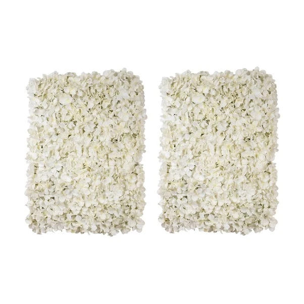 Set Of 2 Artificial Hydrangea Flower Wall Panels 7 Set Of 2 Artificial Hydrangea Flower Wall Panels - Image 7