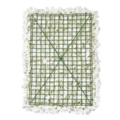 Set Of 2 Artificial Hydrangea Flower Wall Panels 15 Set Of 2 Artificial Hydrangea Flower Wall Panels -Home Decor Shop 30901246 alt03