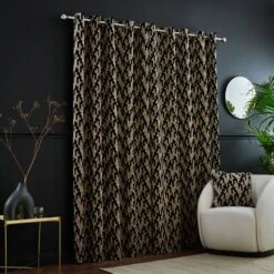 Lori Velvet Eyelet Curtains 29 Lori Velvet Eyelet Curtains -Home Decor Shop 30902922 alt04
