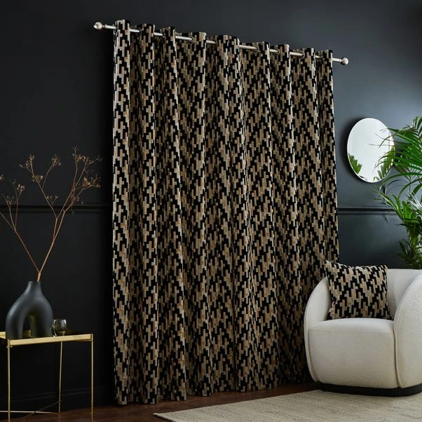 Lori Velvet Eyelet Curtains 10 Lori Velvet Eyelet Curtains - Image 10