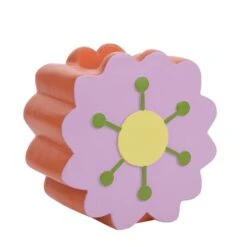 Set Of 2 Raspberry Blossom Flower Candlestick Holders -Home Decor Shop 30903305 alt04