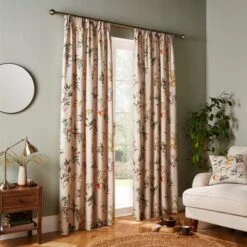 Botanical Orchard Pencil Pleat Curtains -Home Decor Shop 30904034 alt01