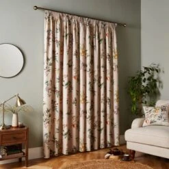 Botanical Orchard Pencil Pleat Curtains -Home Decor Shop 30904037 alt04