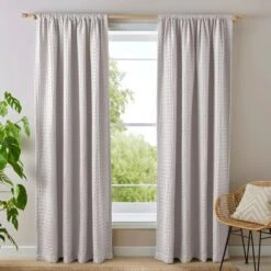 Emerson Waffle Slot Top Curtains -Home Decor Shop 30904251 alt01