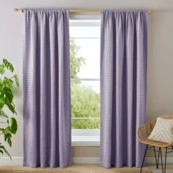 Emerson Waffle Slot Top Curtains -Home Decor Shop 30904275 alt01