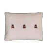 Meg Hawkins Bee Rectangular Cushion With Wooden Buttons
