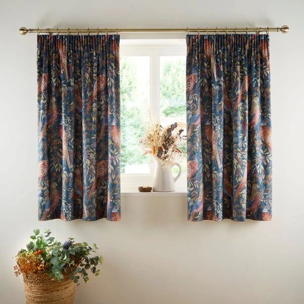 Woodland Pheasant Pencil Pleat Curtains 11 Woodland Pheasant Pencil Pleat Curtains - Image 11