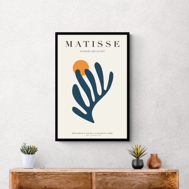 Papiers Decoupes Cutouts Inspired Exhibition Framed Poster II 1 Papiers Decoupes Cutouts Inspired Exhibition Framed Poster II