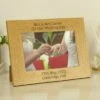 Personalised Landscape Landscape Wooden Photo Frame