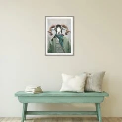 Cedar & Sage Ralph Ram Framed Print