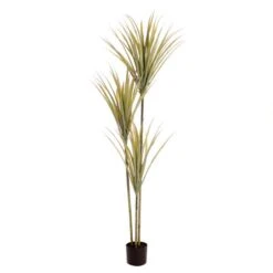 Artificial Yucca Tree In Black Plastic Plant Pot -Home Decor Shop 30913562 alt03