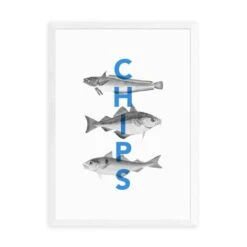 East End Prints Fish And Chips Print By Rocket Jack -Home Decor Shop 30917073 alt01