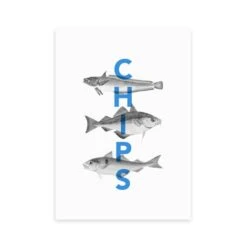 East End Prints Fish And Chips Print By Rocket Jack -Home Decor Shop 30917078 alt01