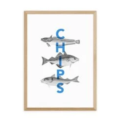 East End Prints Fish And Chips Print By Rocket Jack -Home Decor Shop 30917080 alt01