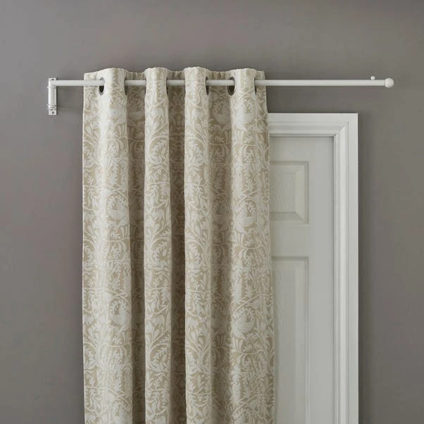 Ashton Metal Door Curtain Pole 2 Ashton Metal Door Curtain Pole - Image 2