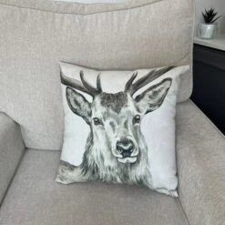 Christine Varley Wild Stag Square Cushion