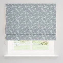 Floral Herringbone Thermal Roman Blind -Home Decor Shop 30919416 alt03
