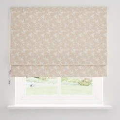 Floral Herringbone Thermal Roman Blind -Home Decor Shop 30919425 alt03
