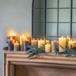 Rustic Pillar Candle 24 Rustic Pillar Candle -Home Decor Shop 30921481 alt02