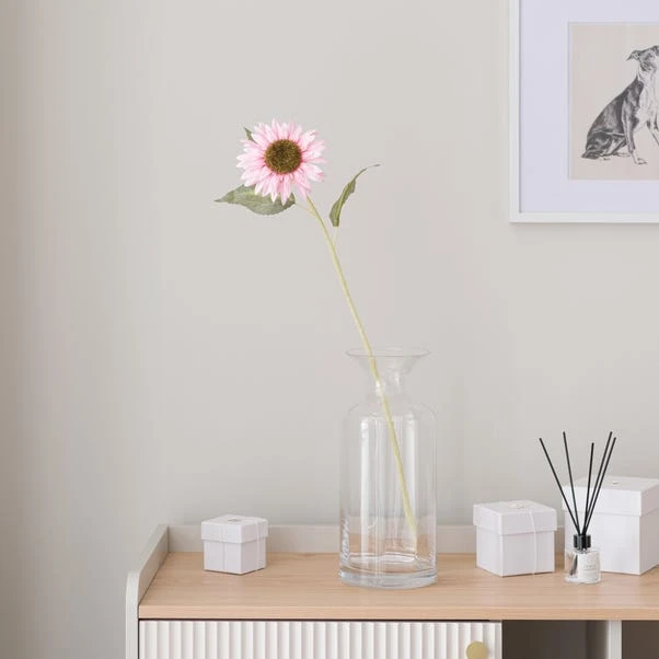 Artificial Pink Sunflower Stem 1 Artificial Pink Sunflower Stem