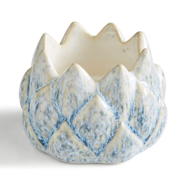 Reactive Glaze Artichoke Tealight Holder 3 Reactive Glaze Artichoke Tealight Holder - Image 3
