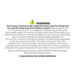 Sea Salt & Rosemary Ceramic Multi Wick Candle -Home Decor Shop 30923416 alt09