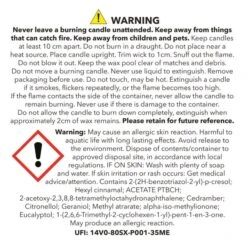 Woven Amber & Saffron Multi Wick Candle -Home Decor Shop 30923435 alt09