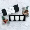 Atelier 38 Christmas Spice, Christmas Tree, & White Christmas Soy Candle Gift Set