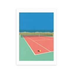 East End Prints Tennis Court In The Desert Print By Rosi Feist -Home Decor Shop 30925407 alt01