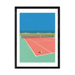 East End Prints Tennis Court In The Desert Print By Rosi Feist -Home Decor Shop 30925408 alt01
