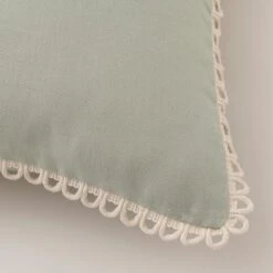 Scalloped Edge Cotton Square Cushion Cover -Home Decor Shop 30927280 alt03