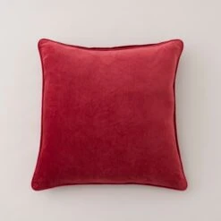Clara Cotton Velvet Square Cushion 25 Clara Cotton Velvet Square Cushion -Home Decor Shop 30927461 alt01