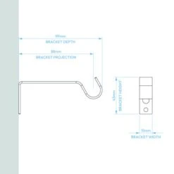 Globe Extendable Metal Eyelet Curtain Pole -Home Decor Shop 30928143 alt07