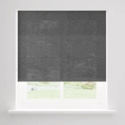 Semi Sheer Boucle Roller Blind -Home Decor Shop 30930649 alt02