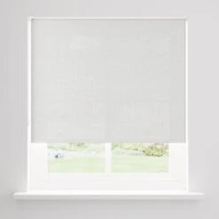 Semi Sheer Boucle Roller Blind -Home Decor Shop 30930660 alt02
