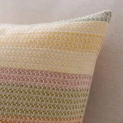 Woven Stripe Cotton Square Cushion Cover -Home Decor Shop 30931364 alt04