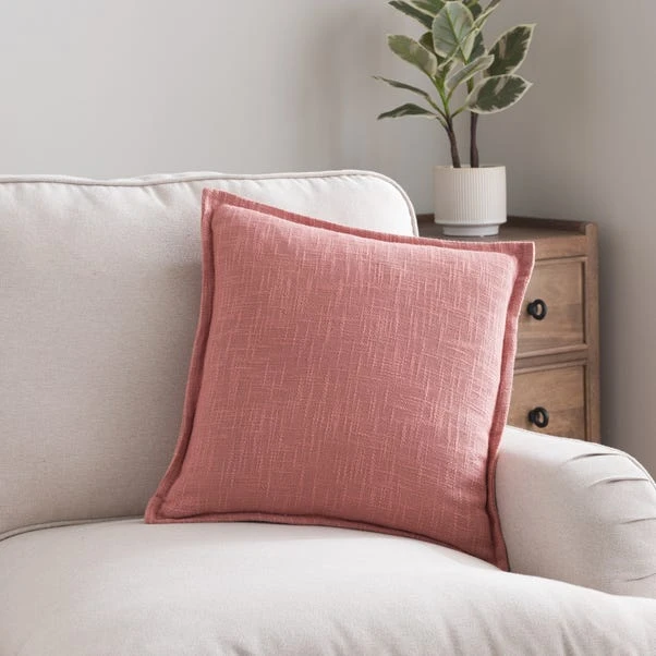 Westcott Cotton Velvet Slub Square Cushion 1 Westcott Cotton Velvet Slub Square Cushion