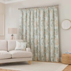 Trailing Wisteria Blackout Pencil Pleat Curtain -Home Decor Shop 30931679 alt03