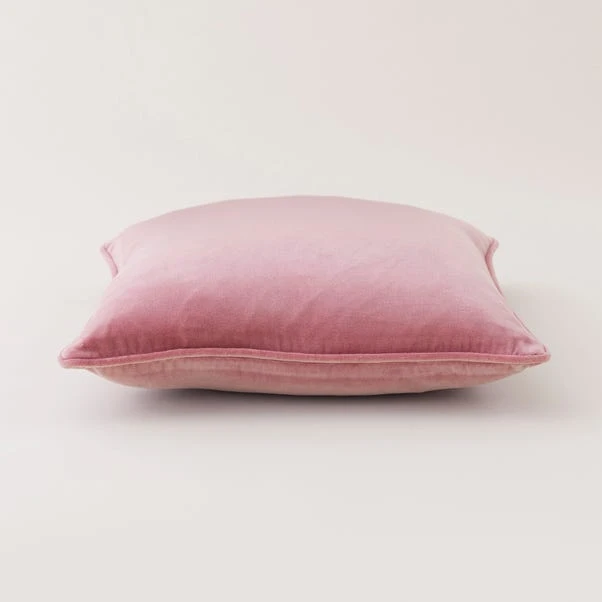 Clara Cotton Velvet Square Cushion 3 Clara Cotton Velvet Square Cushion - Image 3