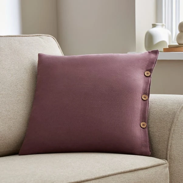 Cotton Linen Square Cushion Cover 1 Cotton Linen Square Cushion Cover