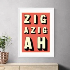 East End Prints Zigazigah By Indieprints -Home Decor Shop 30932657