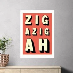 East End Prints Zigazigah By Indieprints -Home Decor Shop 30932658
