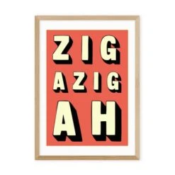 East End Prints Zigazigah By Indieprints -Home Decor Shop 30932660 alt01
