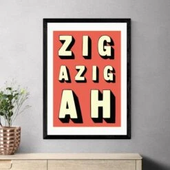 East End Prints Zigazigah By Indieprints -Home Decor Shop 30932663
