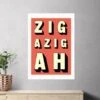 East End Prints Zigazigah By Indieprints