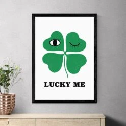 East End Prints Lucky Me By Kid Of The Village -Home Decor Shop 30932691