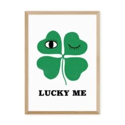 East End Prints Lucky Me By Kid Of The Village -Home Decor Shop 30932692 alt01