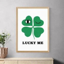 East End Prints Lucky Me By Kid Of The Village -Home Decor Shop 30932696