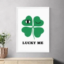 East End Prints Lucky Me By Kid Of The Village -Home Decor Shop 30932697