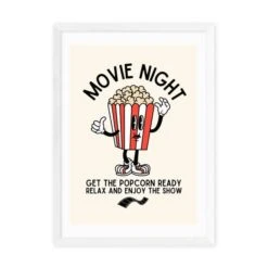 East End Prints Movie Night Popcorn By Mother & Sun Studio -Home Decor Shop 30932785 alt01